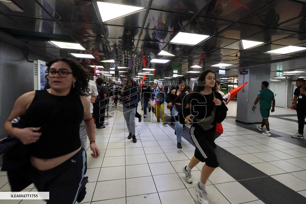 General Strike March for the Global Sumud Flotilla and for Gaza - Italy