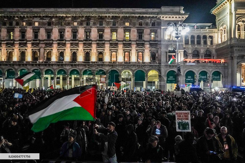 General Strike March for the Global Sumud Flotilla and for Gaza - Italy