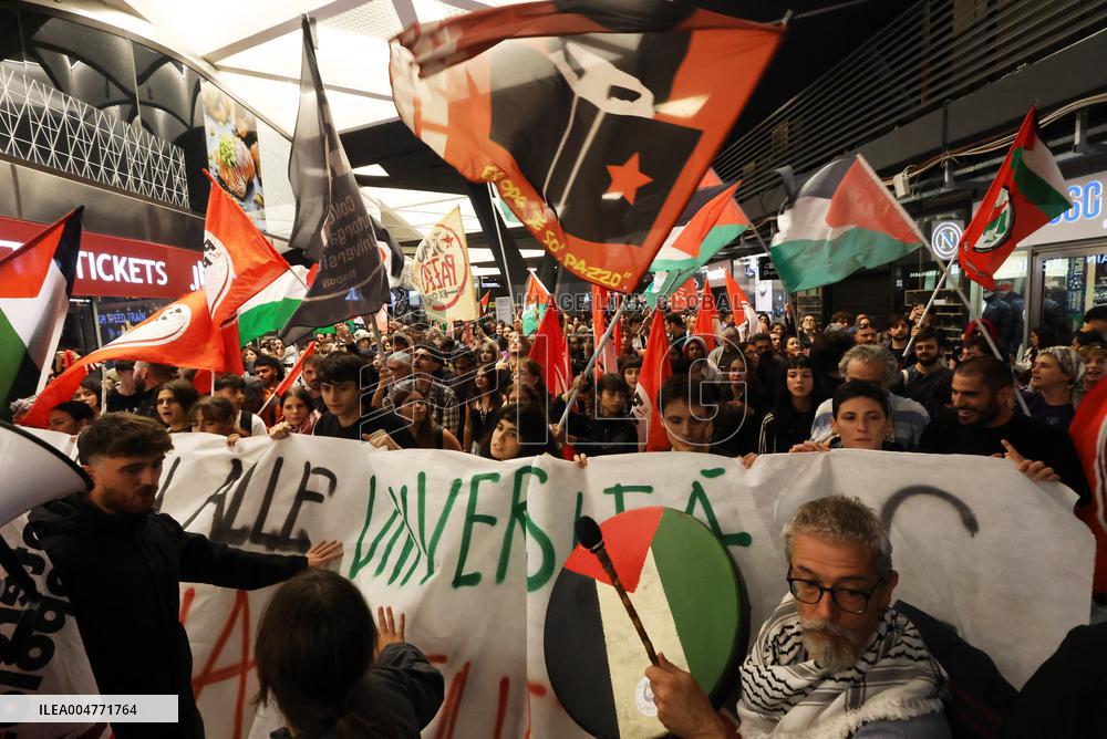 General Strike March for the Global Sumud Flotilla and for Gaza - Italy