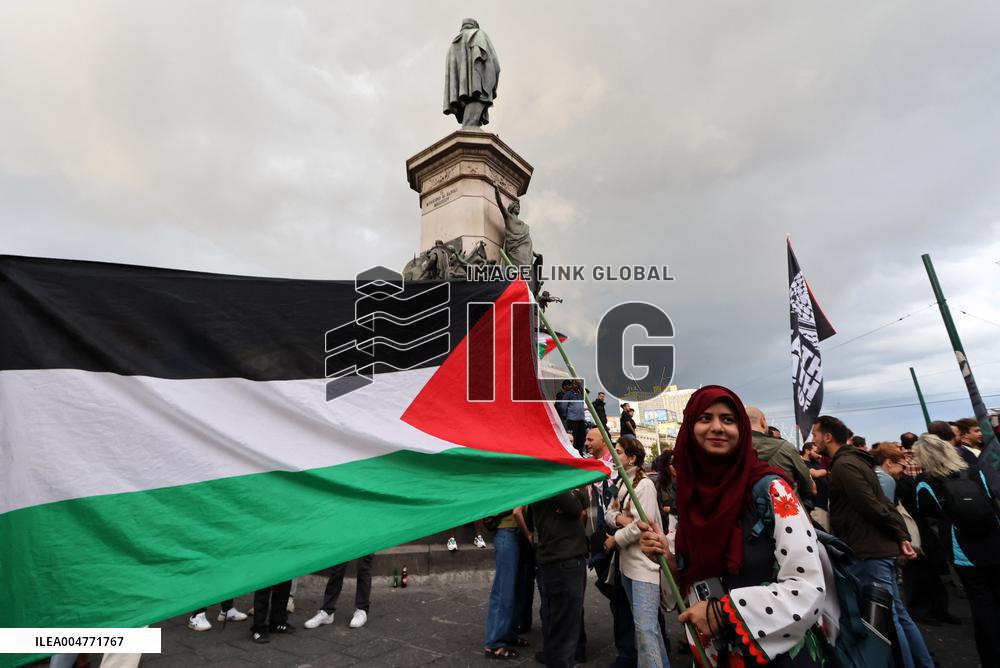 General Strike March for the Global Sumud Flotilla and for Gaza - Italy