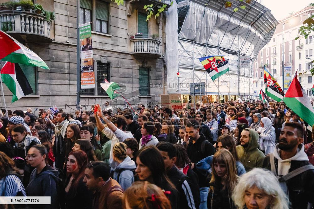 General Strike March for the Global Sumud Flotilla and for Gaza - Italy