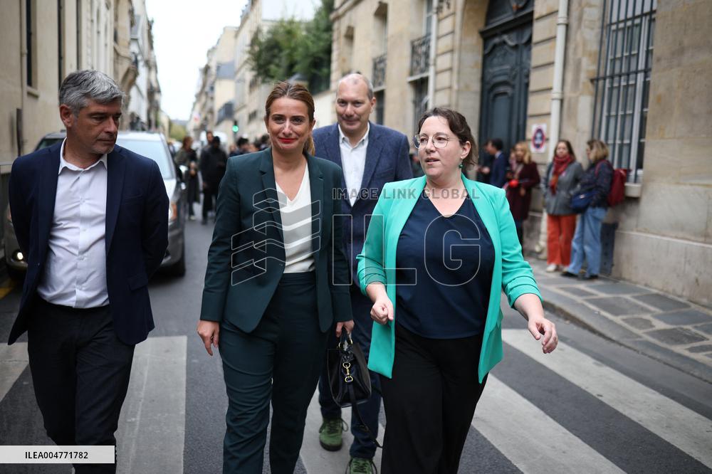 The Ecologists Party Meets PM Lacornu - Paris