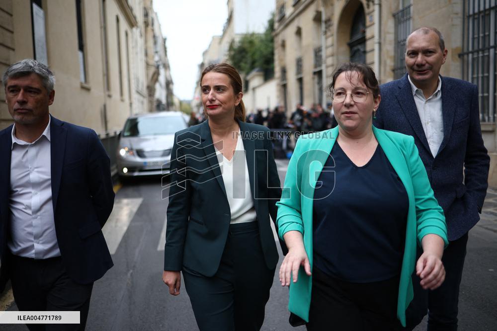 The Ecologists Party Meets PM Lacornu - Paris