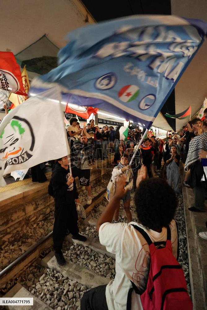 General Strike March for the Global Sumud Flotilla and for Gaza - Italy