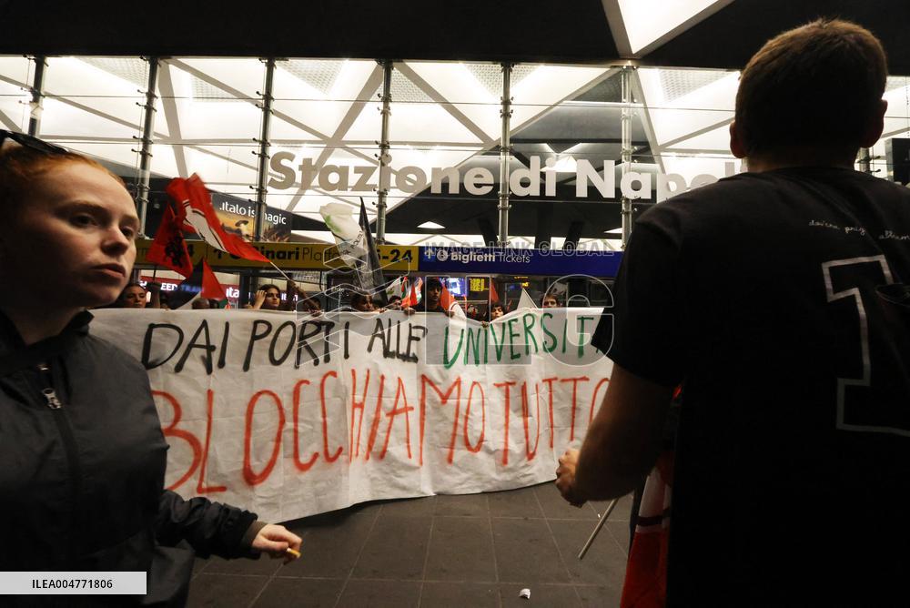 General Strike March for the Global Sumud Flotilla and for Gaza - Italy
