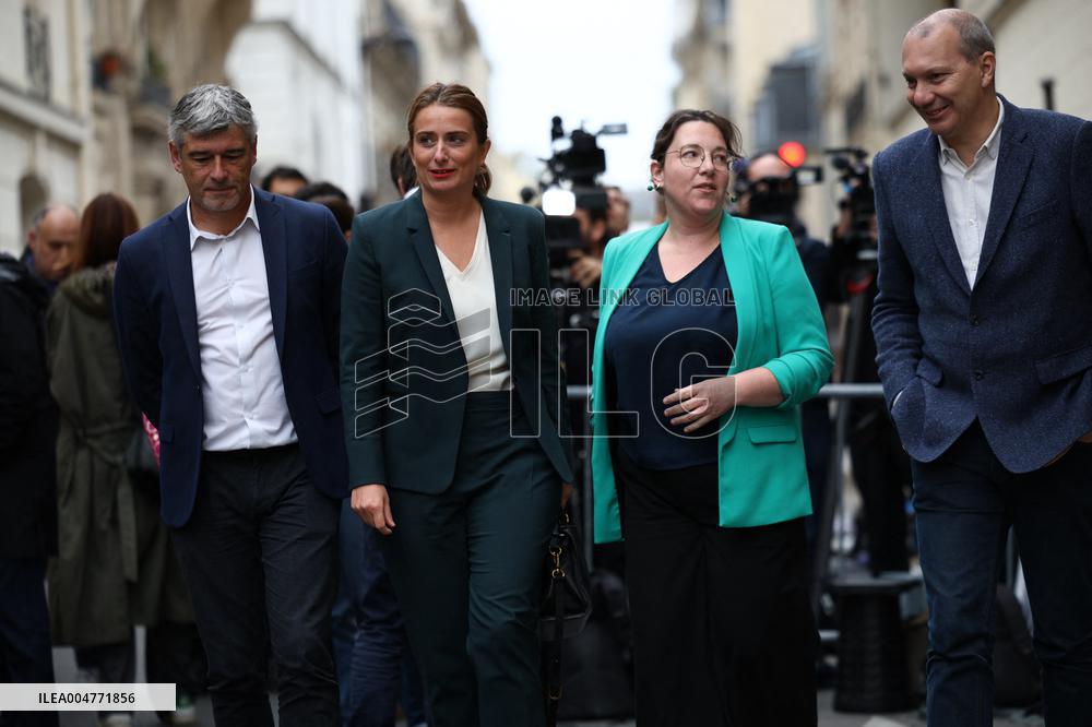 The Ecologists Party Meets PM Lacornu - Paris