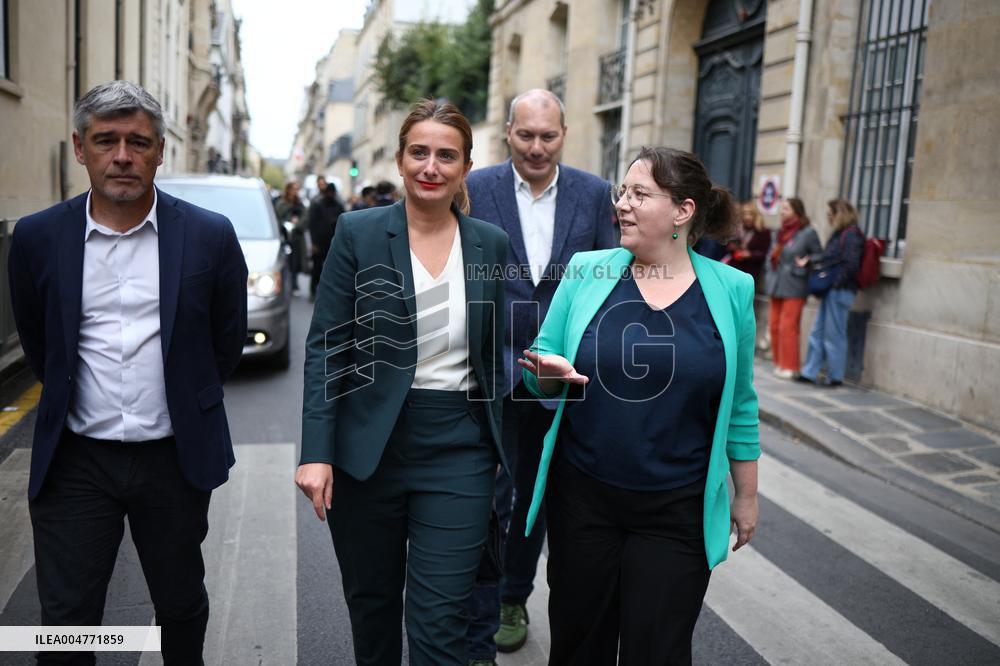 The Ecologists Party Meets PM Lacornu - Paris