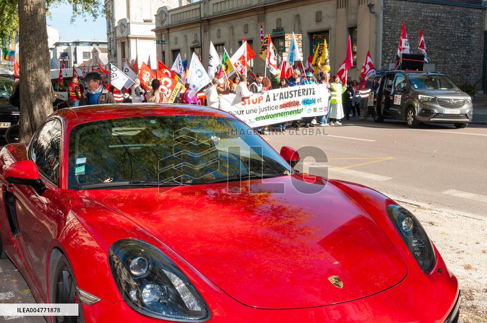 Strike Demonstration Organized In Troyes - France