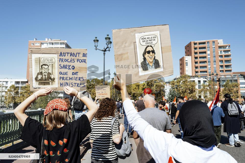 Inter-Union Mobilization in Toulouse - France