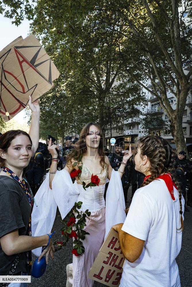 Inter-Union Mobilization in Toulouse - France