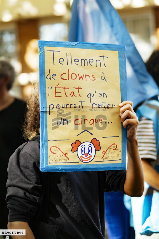 Inter-Union Mobilization in Toulouse - France