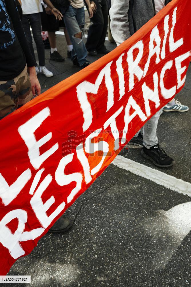 Inter-Union Mobilization in Toulouse - France