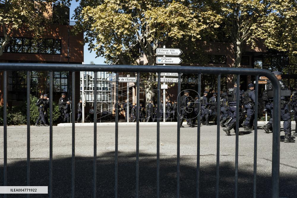 Inter-Union Mobilization in Toulouse - France