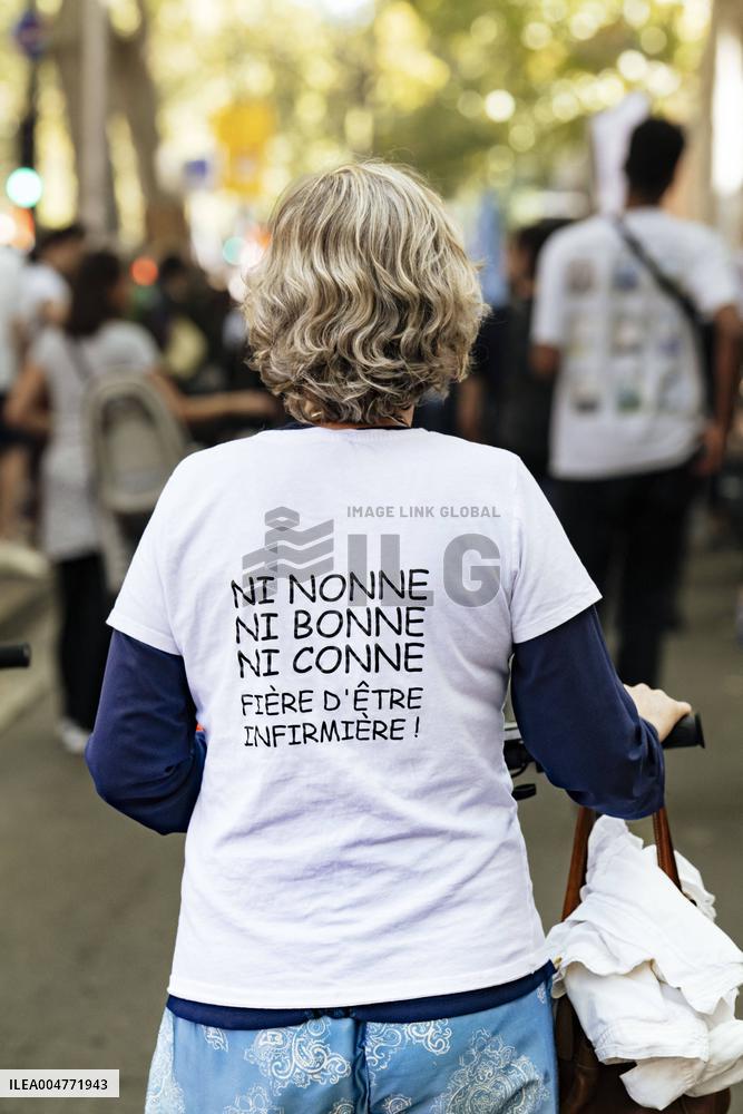 Inter-Union Mobilization in Toulouse - France