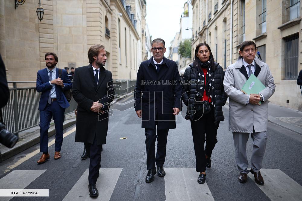 Olivier Faure Meets French Prime Minister In Paris - France