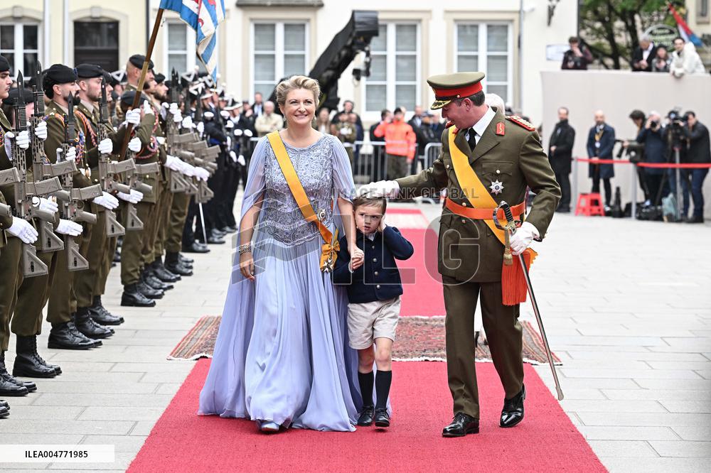 Abdication Ceremony of Luxembourg's Grand Duke Henri - Luxembourg - Balcony