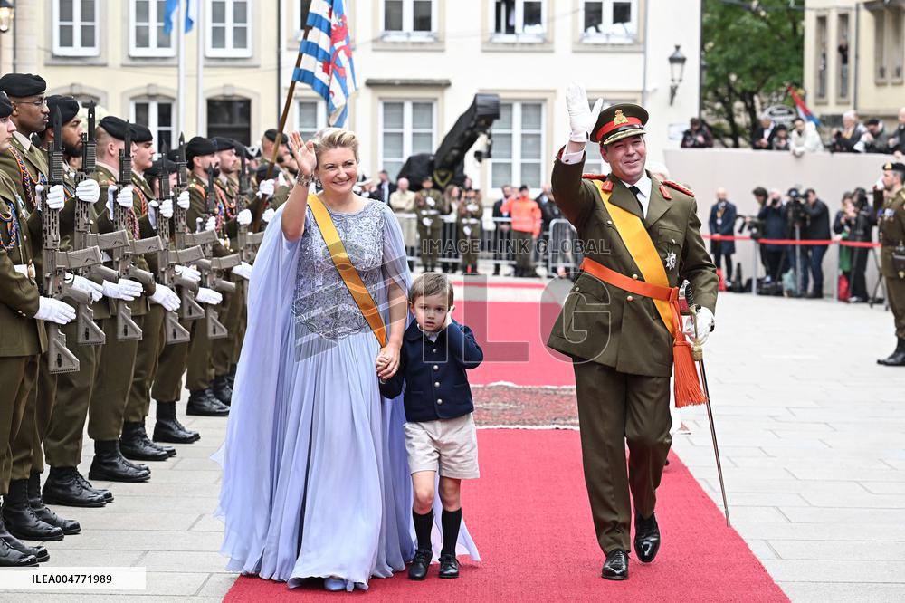 Abdication Ceremony of Luxembourg's Grand Duke Henri - Luxembourg - Balcony