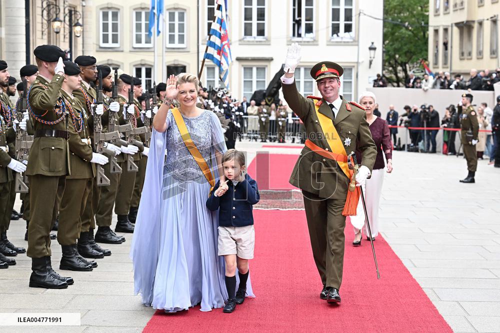 Abdication Ceremony of Luxembourg's Grand Duke Henri - Luxembourg - Balcony