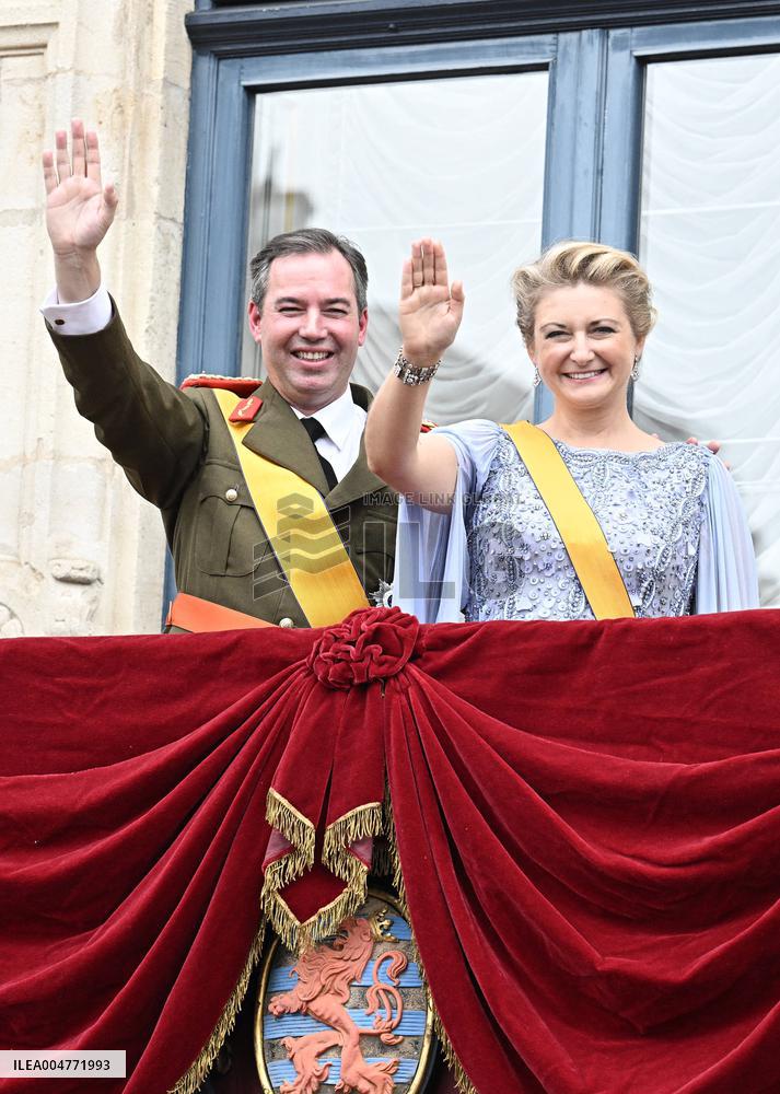 Abdication Ceremony of Luxembourg's Grand Duke Henri - Luxembourg - Balcony