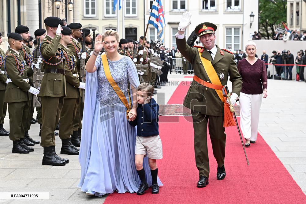 Abdication Ceremony of Luxembourg's Grand Duke Henri - Luxembourg - Balcony