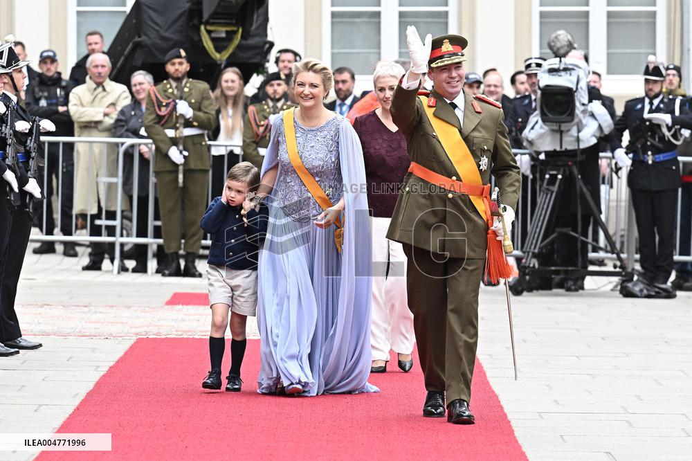Abdication Ceremony of Luxembourg's Grand Duke Henri - Luxembourg - Balcony