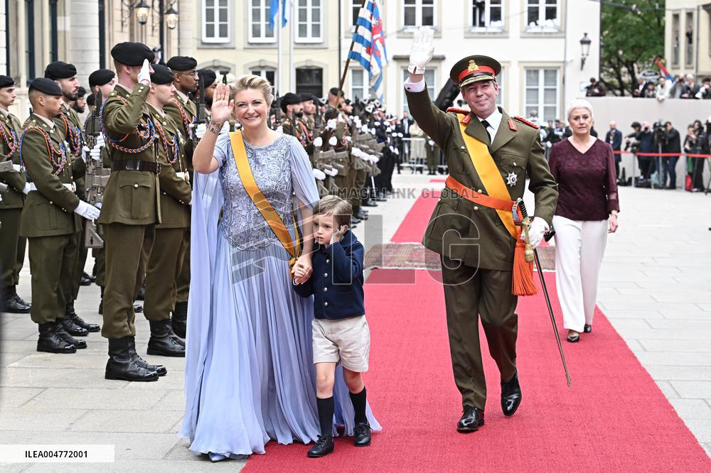 Abdication Ceremony of Luxembourg's Grand Duke Henri - Luxembourg - Balcony