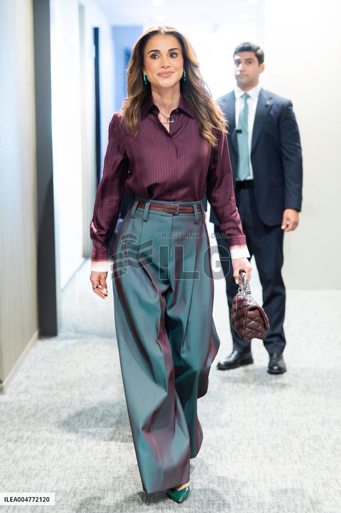 Queen Rania of Jordan During UNGA Week - NYC