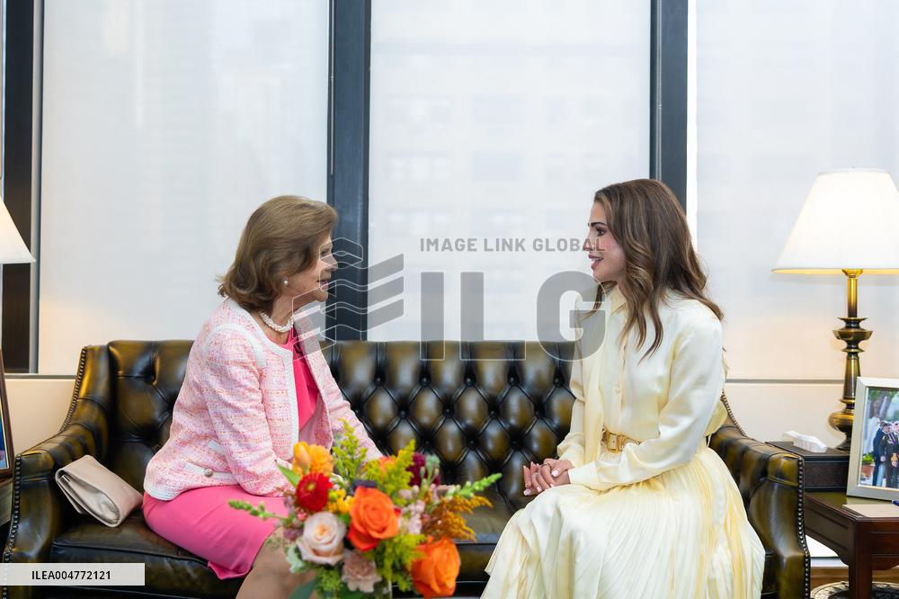 Queen Rania of Jordan During UNGA Week - NYC