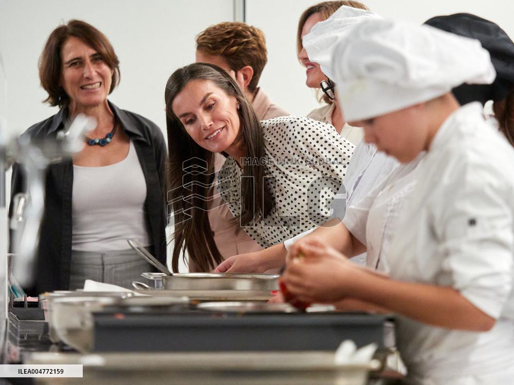 Queen Letizia Opens Academic Year In Lumbier - Spain