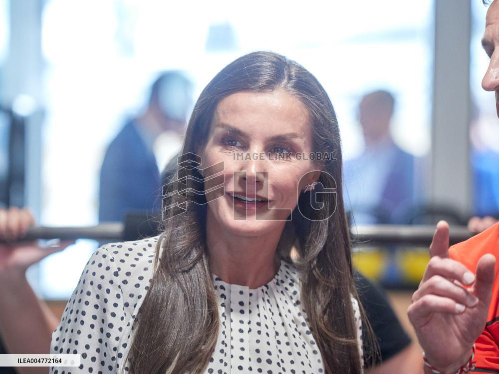 Queen Letizia Opens Academic Year In Lumbier - Spain