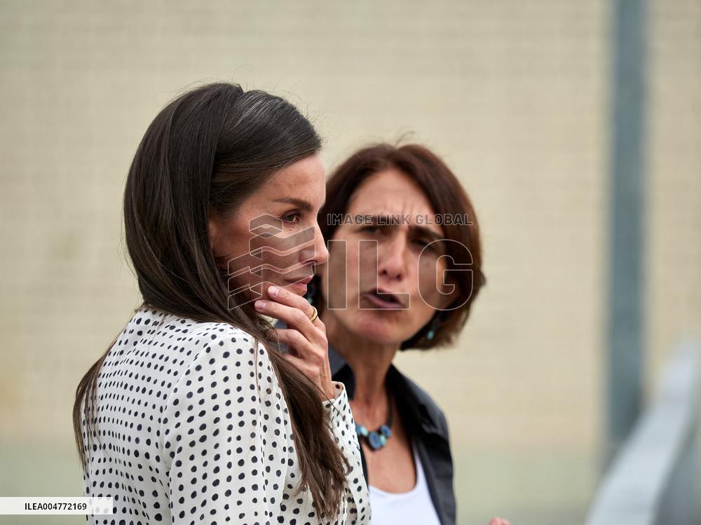 Queen Letizia Opens Academic Year In Lumbier - Spain