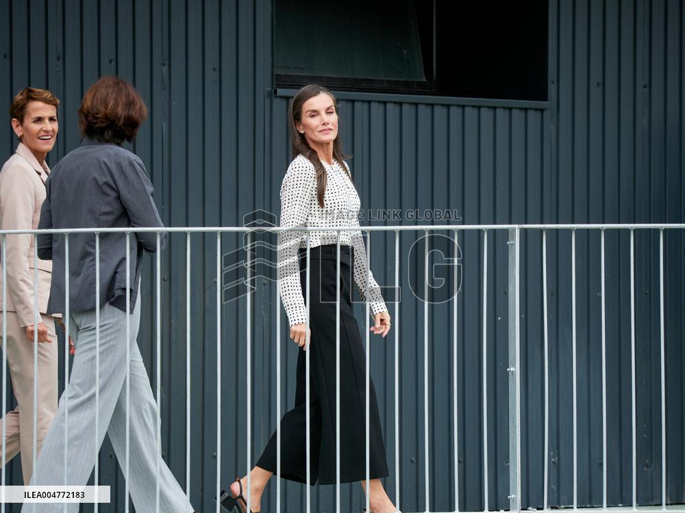 Queen Letizia Opens Academic Year In Lumbier - Spain