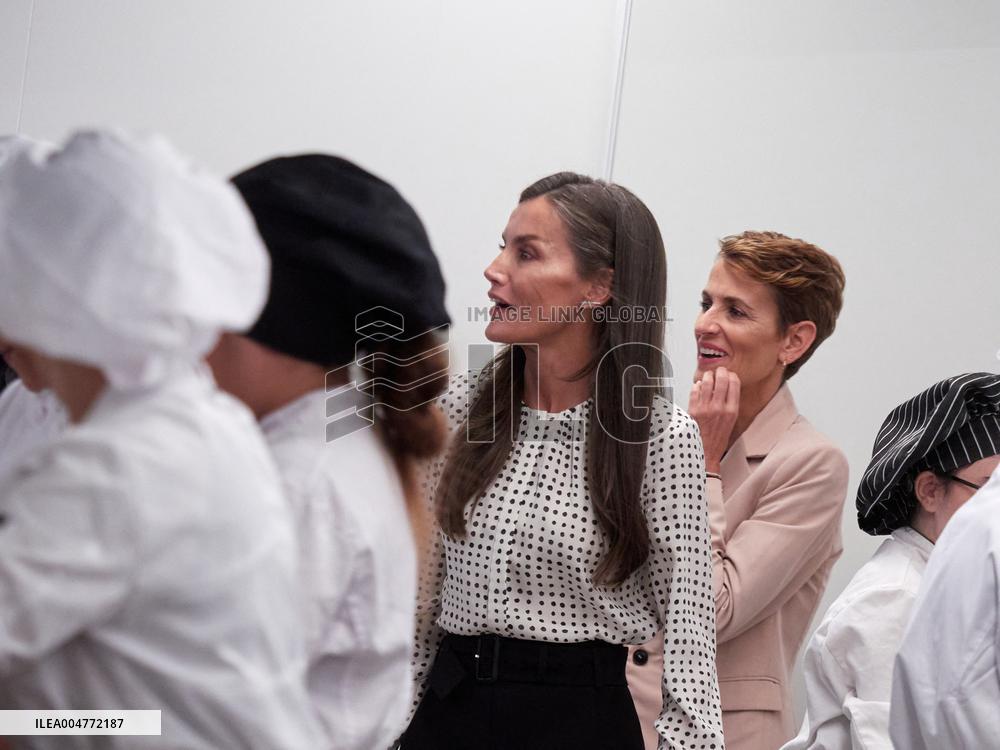 Queen Letizia Opens Academic Year In Lumbier - Spain