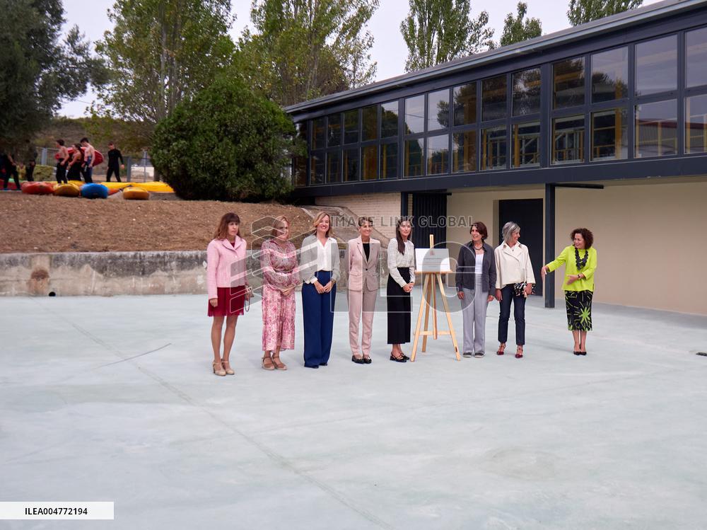 Queen Letizia Opens Academic Year In Lumbier - Spain