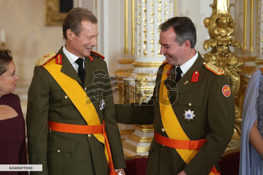 Abdication Ceremony of Luxembourg's Grand Duke Henri - Luxembourg