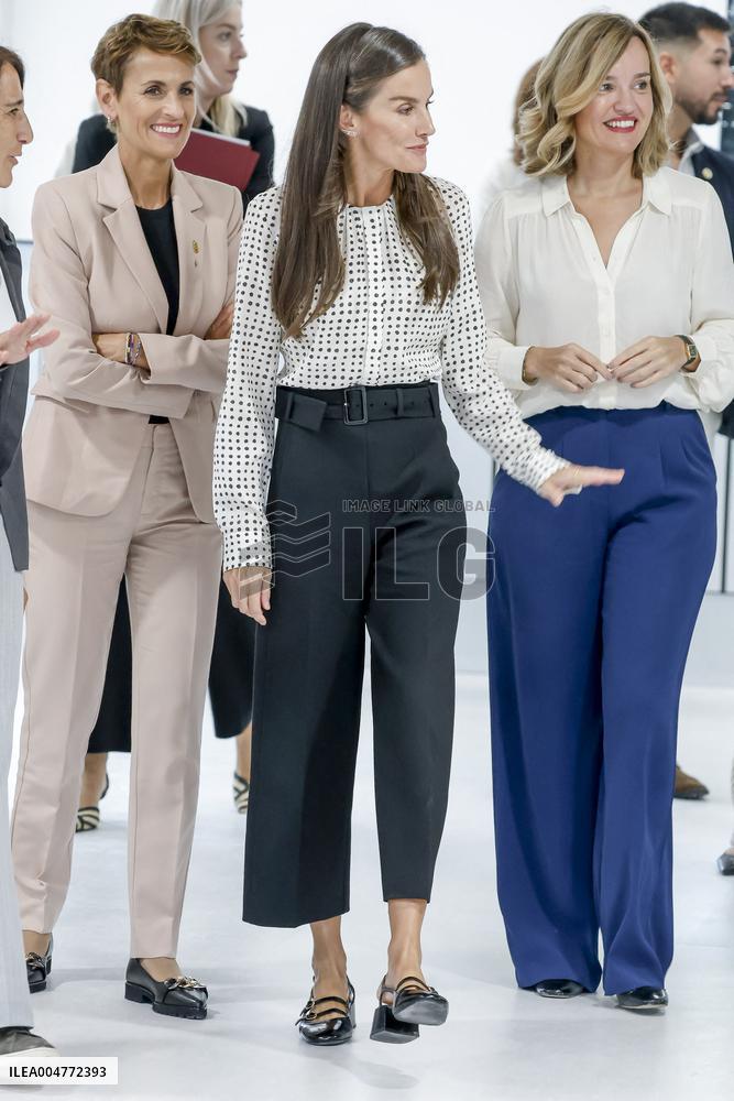 Queen Letizia Opens Academic Year In Lumbier - Spain