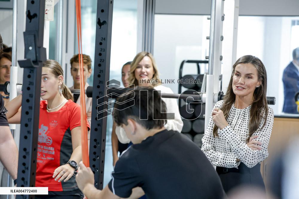 Queen Letizia Opens Academic Year In Lumbier - Spain