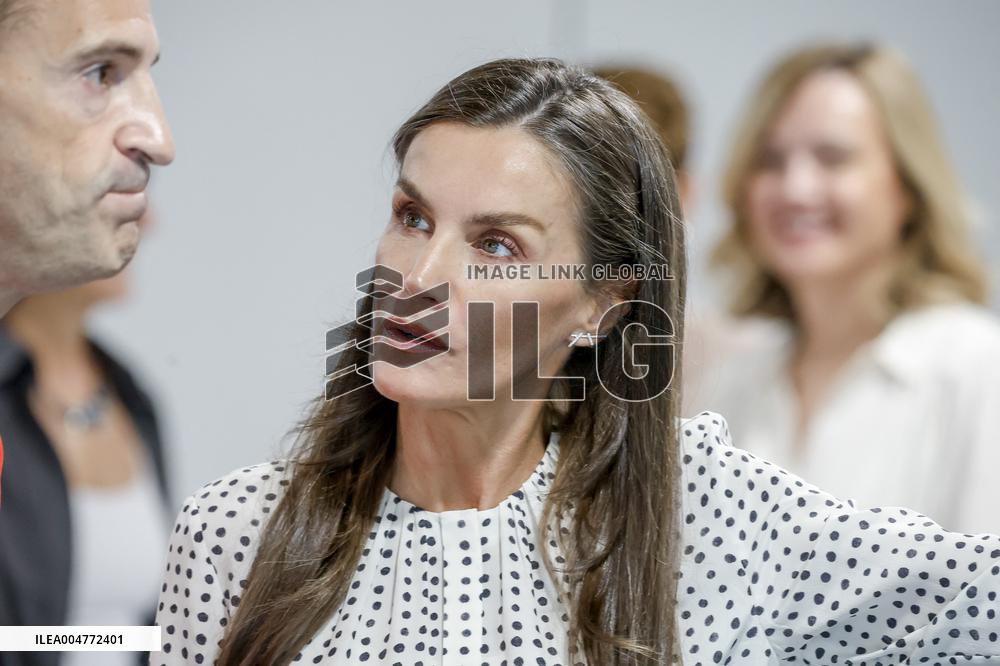 Queen Letizia Opens Academic Year In Lumbier - Spain