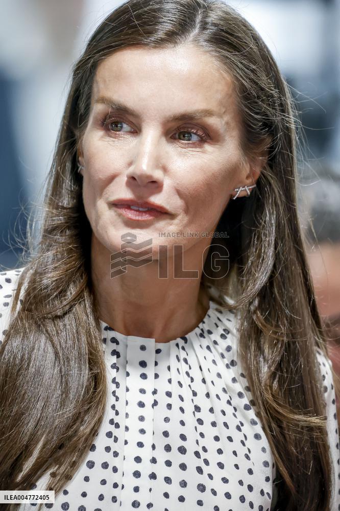 Queen Letizia Opens Academic Year In Lumbier - Spain