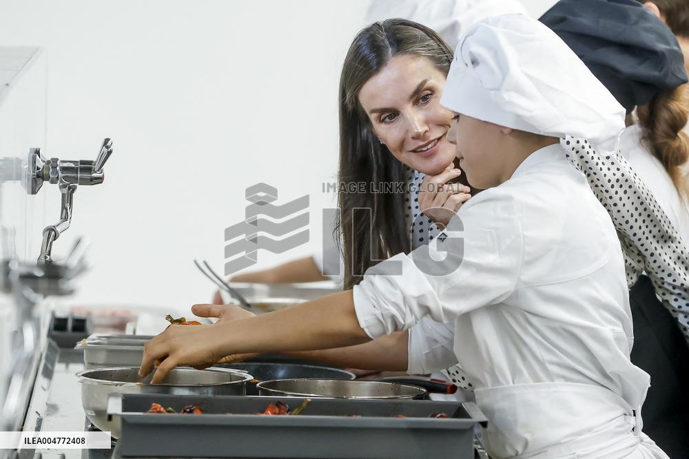 Queen Letizia Opens Academic Year In Lumbier - Spain