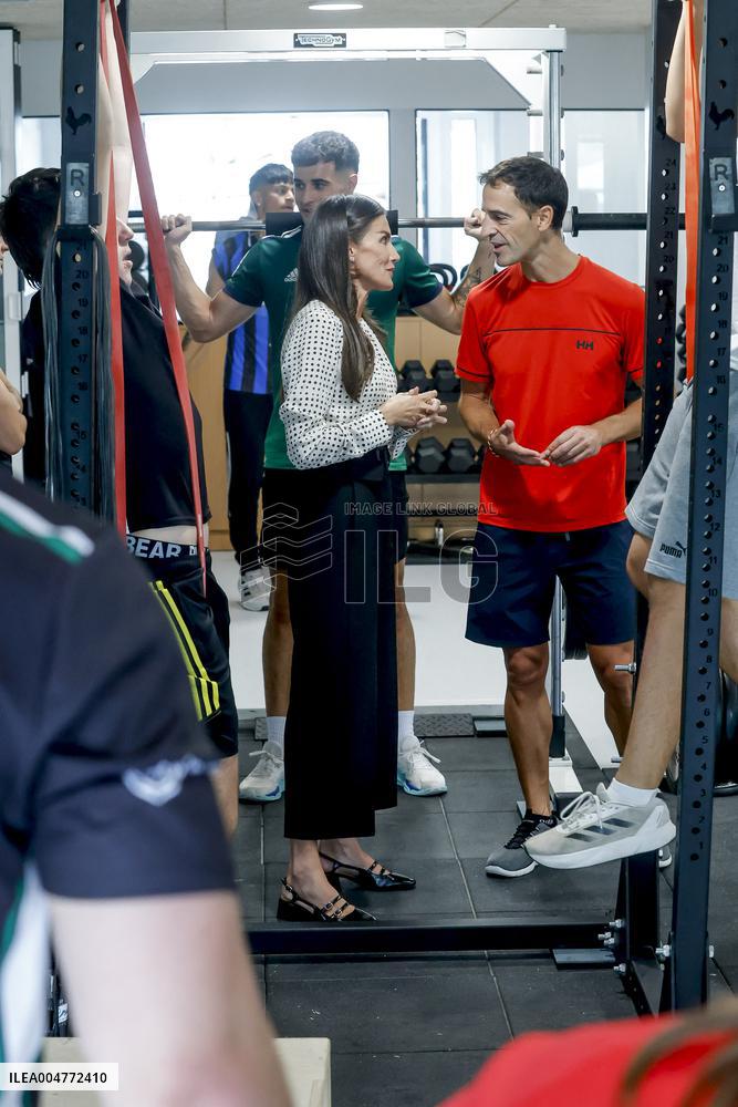 Queen Letizia Opens Academic Year In Lumbier - Spain