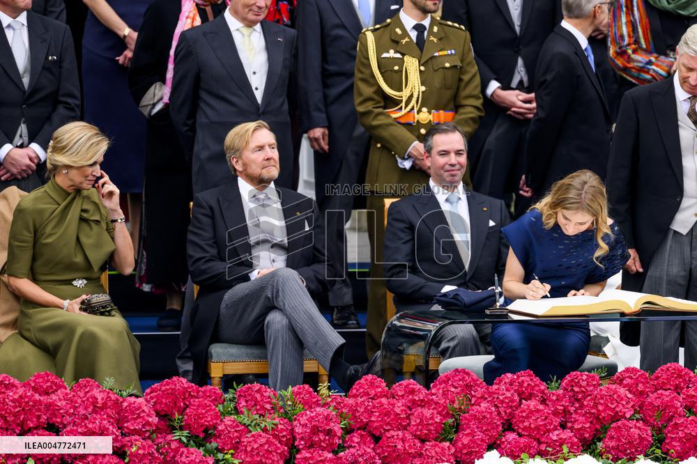 Abdication Ceremony of Luxembourg's Grand Duke Henri - Luxembourg