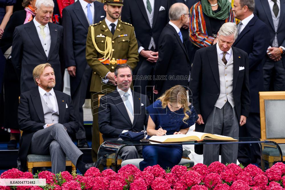 Abdication Ceremony of Luxembourg's Grand Duke Henri - Luxembourg