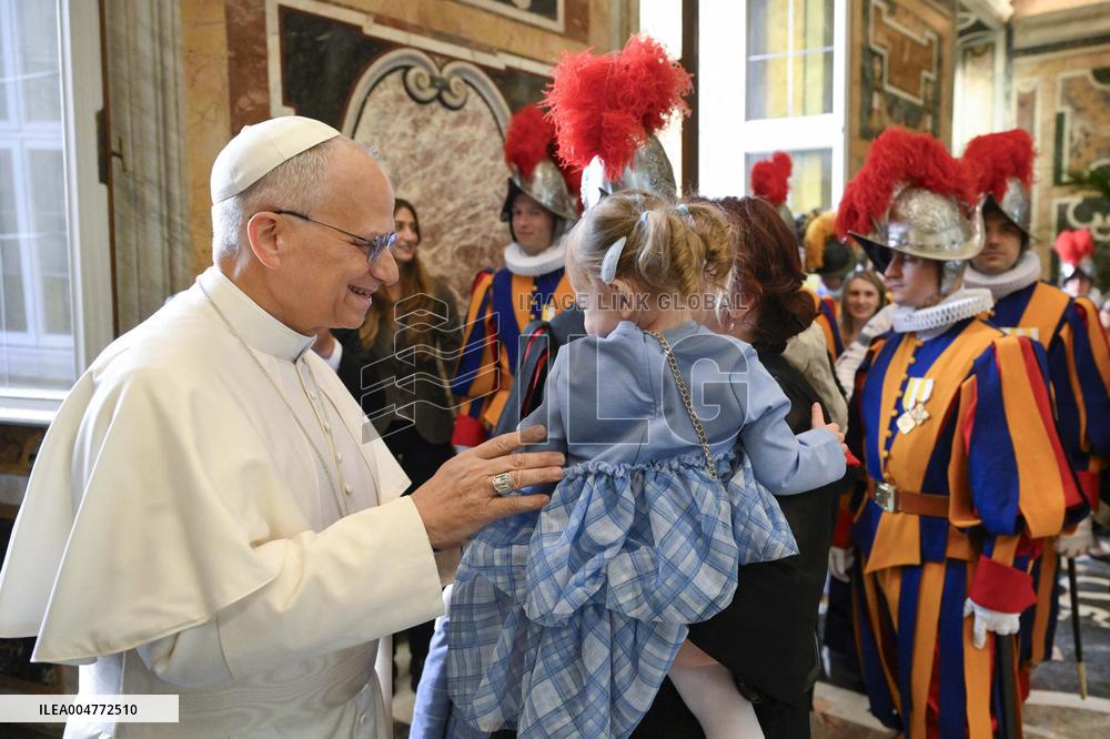 Pope Leo XIV Welcomes The Pontifical Swiss Guard - Vatican