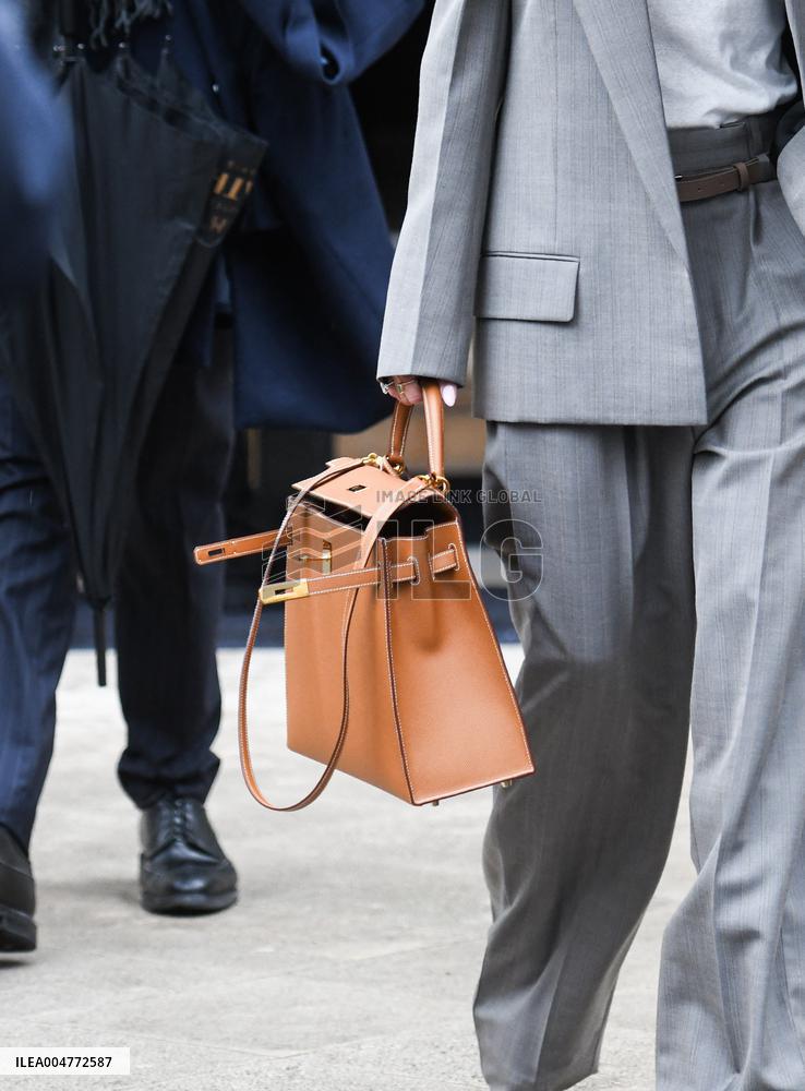 PFW - Victoria Beckham Leaving La Reserve Hotel