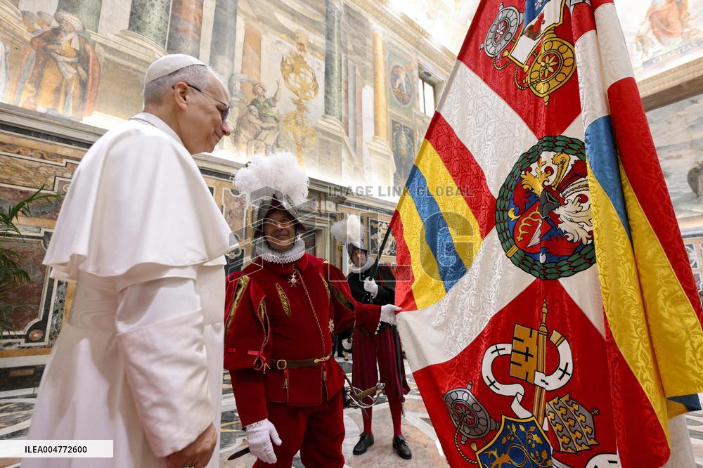 Pope Leo XIV Welcomes The Pontifical Swiss Guard - Vatican