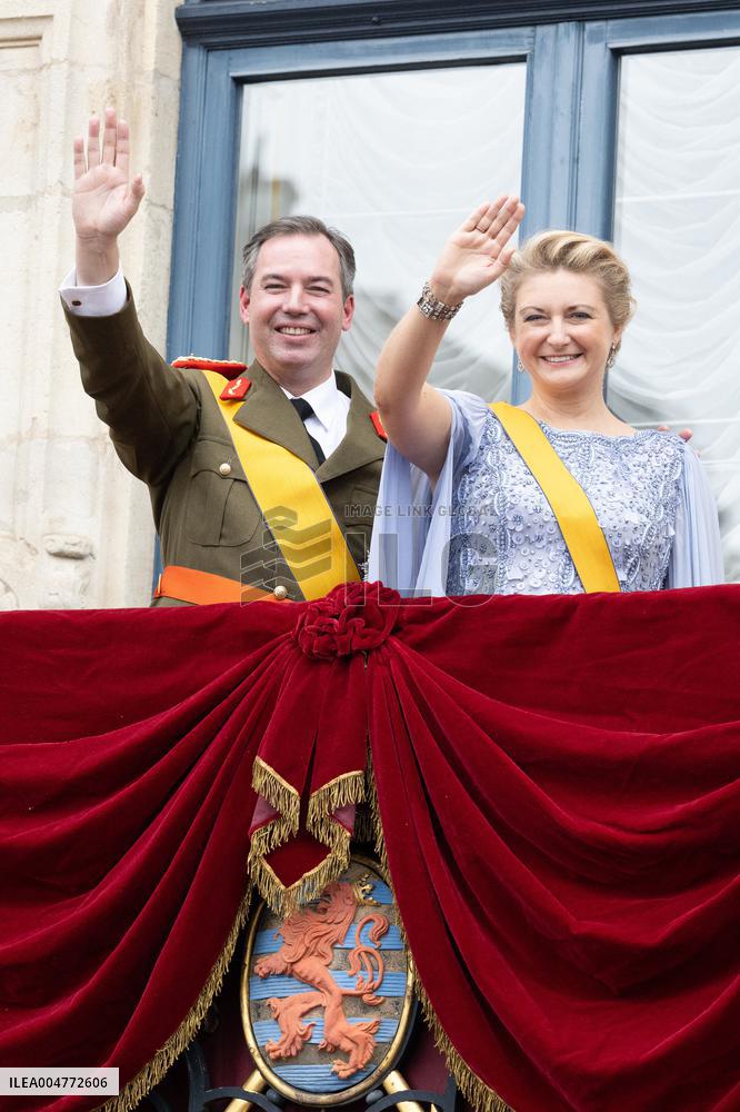 Abdication Ceremony of Luxembourg Grand Duke Henri - Balcony - Luxembourg