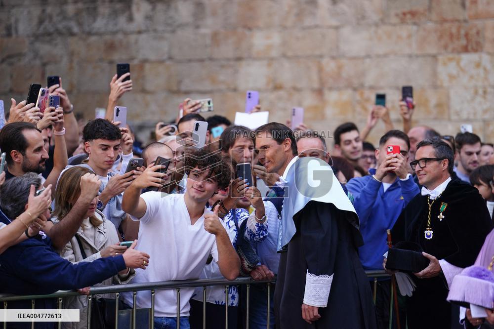 Rafael Nadal Invested Doctor 'Honoris Causa' By University of Salamanca - Spain