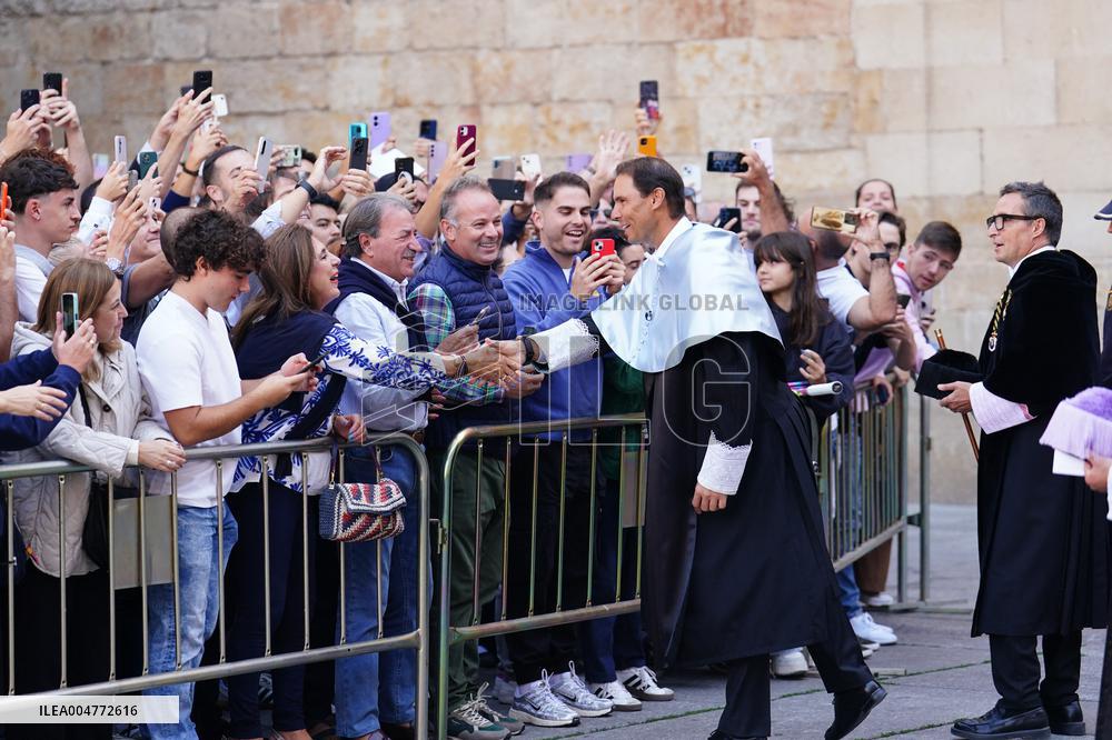Rafael Nadal Invested Doctor 'Honoris Causa' By University of Salamanca - Spain