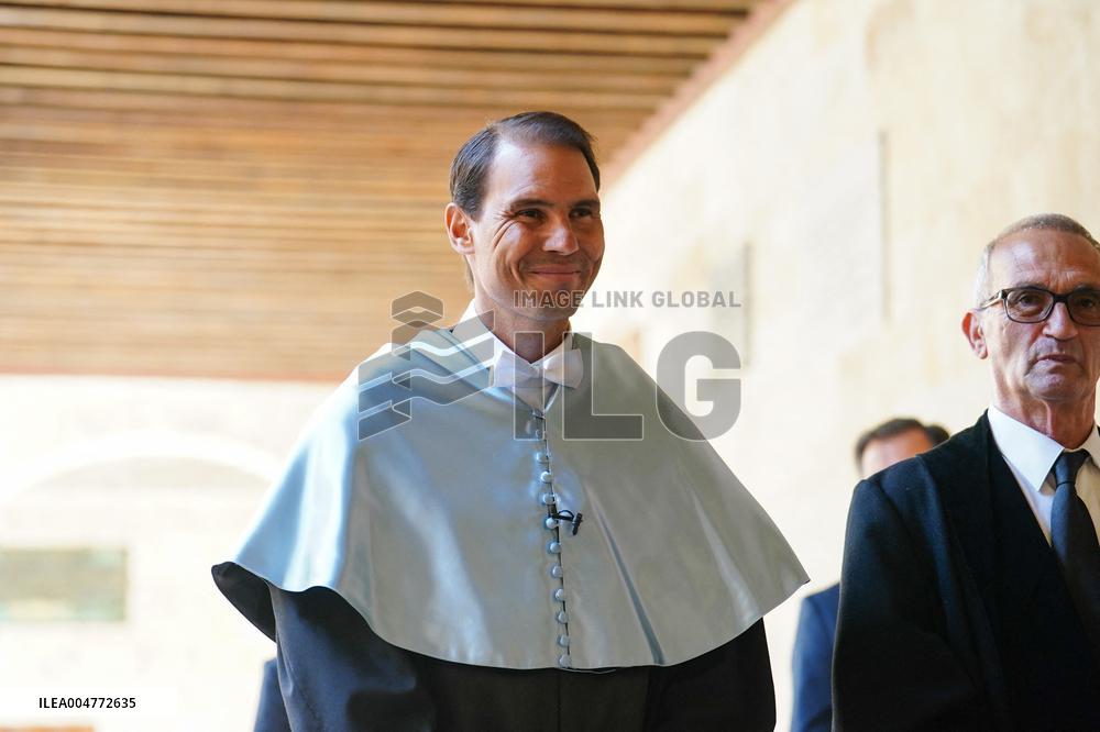 Rafael Nadal Invested Doctor 'Honoris Causa' By University of Salamanca - Spain